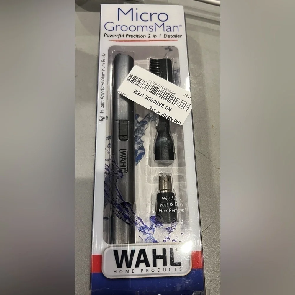 Wahl GroomsMan Powerful Precision 2 in 1 Detailer New